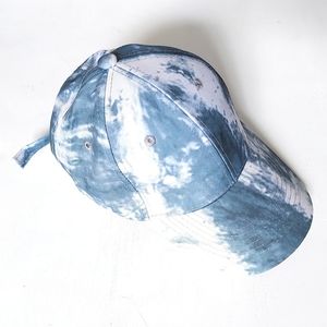 Tie Dye Cap - Steel Blue